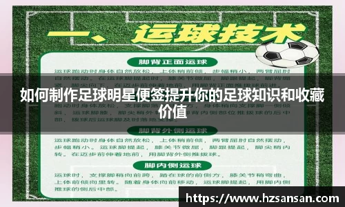 如何制作足球明星便签提升你的足球知识和收藏价值